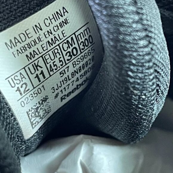 Reebok Legacy Lifter BS9665 Black Neon Volt Green Training Sneaker Shoes Mens 12 - Picture 7 of 12